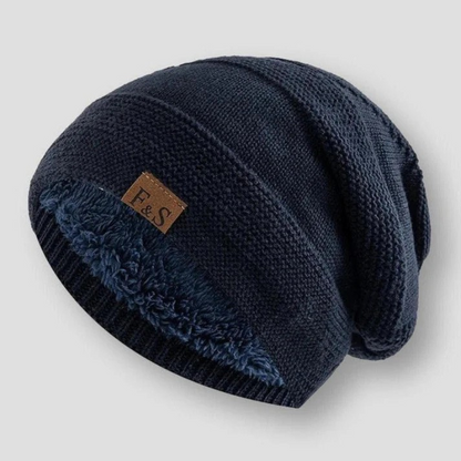 Finn – Fleece-Lined Knit Beanie for Men