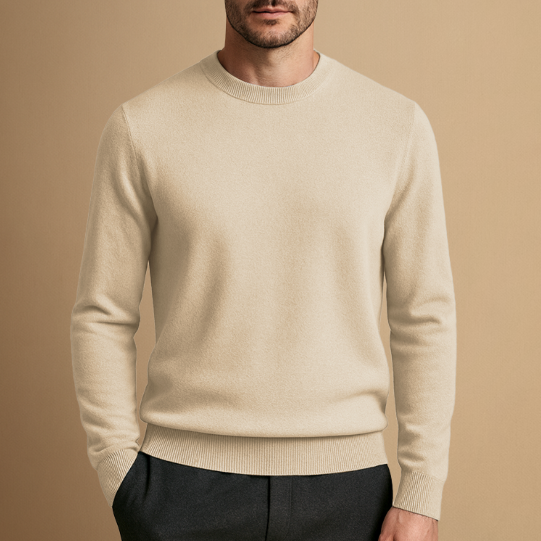 Finn – Klassischer Feinstrick Pullover für Herren