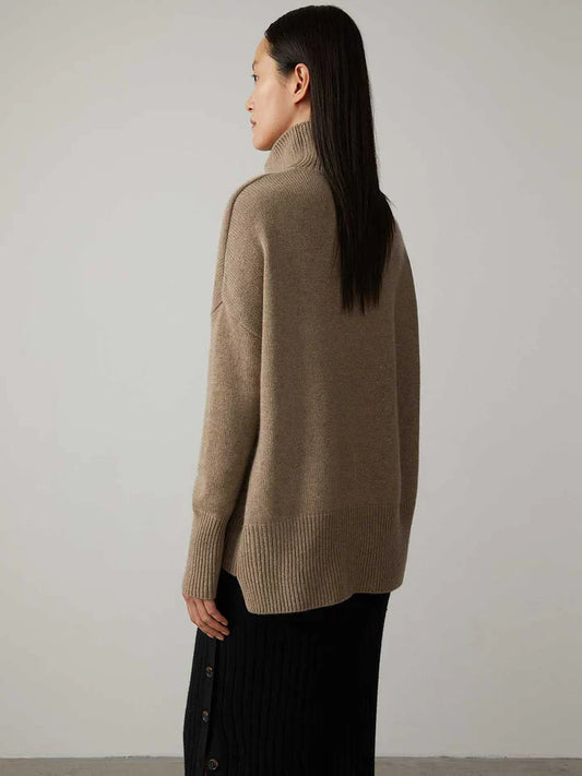 Heidi – Damen Rollkragenpullover aus Kaschmir