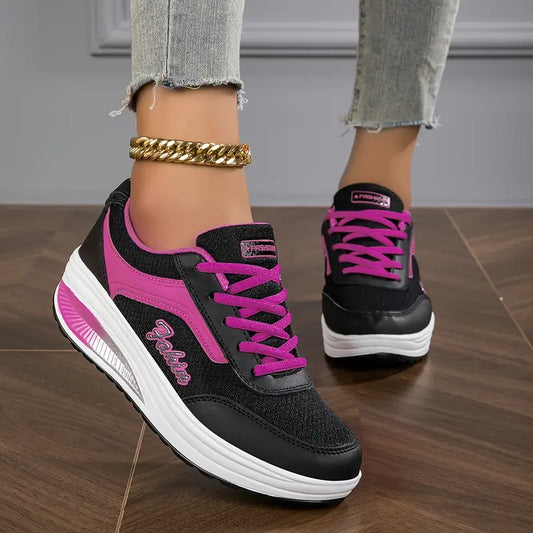 Sophie - Damen Sneaker mit Plateau Sohle