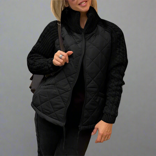 Orianna – Steppjacke mit Strickärmeln