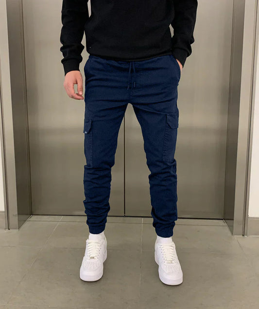 Leon – Cargo Jogpants Herren mit Elastischem Bund und Taschen