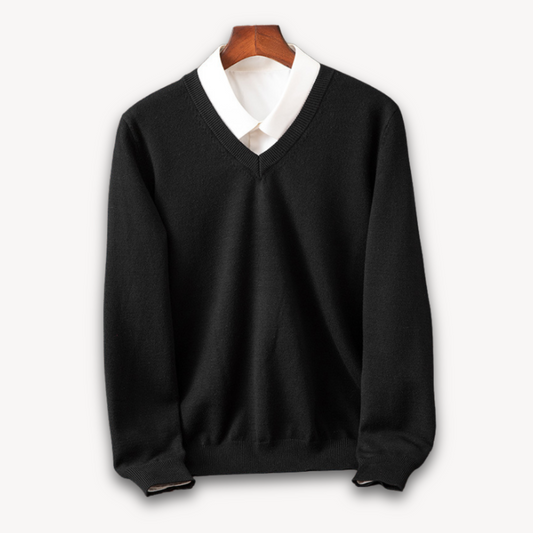 Alexander - Herrenpullover mit V-Ausschnitt