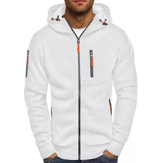 Luca – Sportliche Kapuzenjacke Herren mit Reißverschluss
