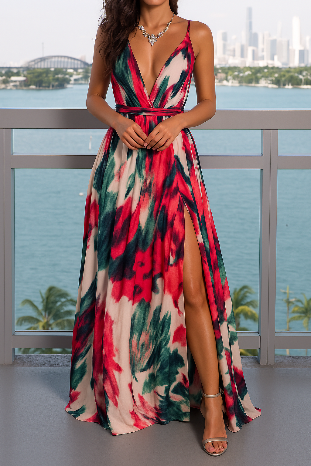 Carmen | Vestidos florales largos elegantes