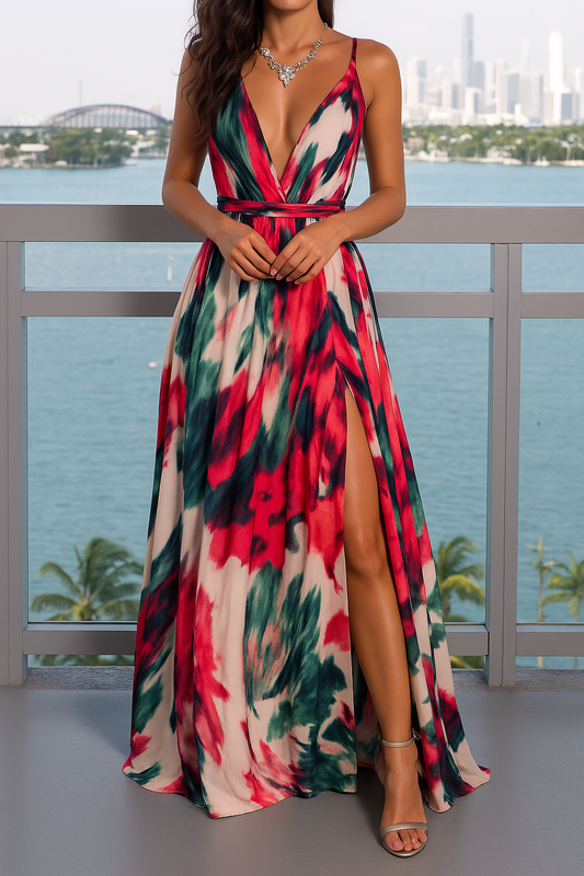Carmen | Vestidos florales largos elegantes