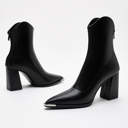 The Nocturne Vale – Women’s Sculpted Ankle Boots