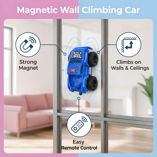 Magnetic Wall Climbing Cars