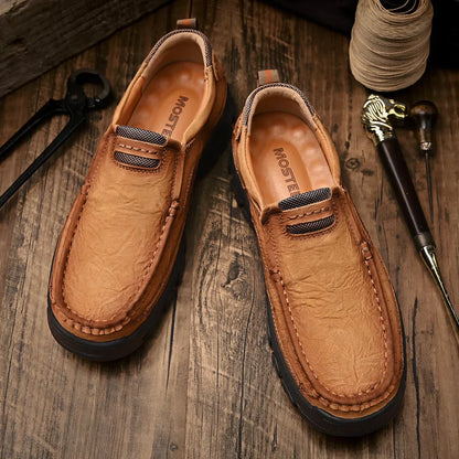 David - Herren Slipper mit rutschfester Sohle und Bequem-Passform