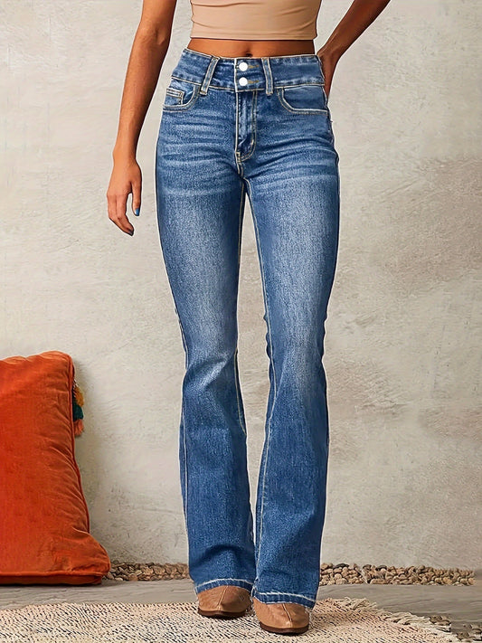 Sophie – High Waist Bootcut Jeans Damen