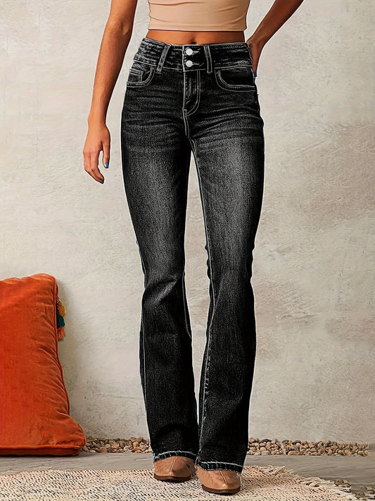 Sophie – High Waist Bootcut Jeans Damen