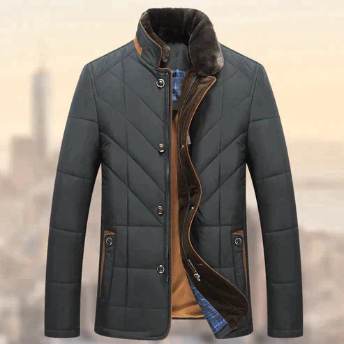 Héctor – Steppjacke mit Kunstfell-Innenfutter