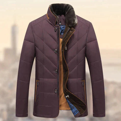 Héctor – Steppjacke mit Kunstfell-Innenfutter