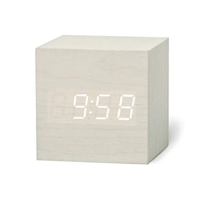 Compact Mini LED Digital Alarm Clock – Adjustable Brightness and Night Mode