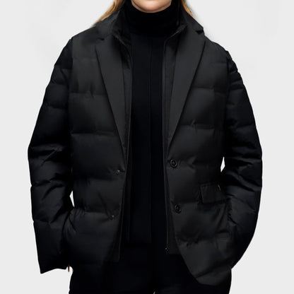 Clara – Gepolsterte Winterjacke mit Blazer-Design Damen