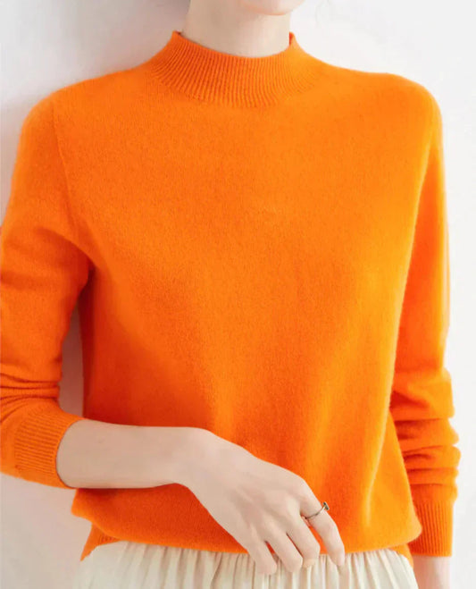 Clara – Klassischer Kaschmir Damenpullover
