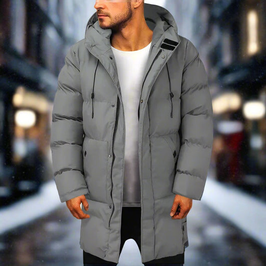 Max – Langer Herren Parka mit Kapuze