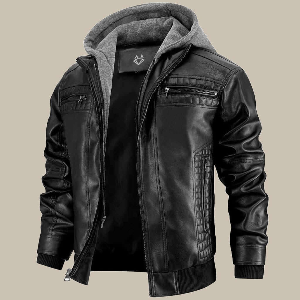 Adrian – Zweilagige Lederjacke Herren