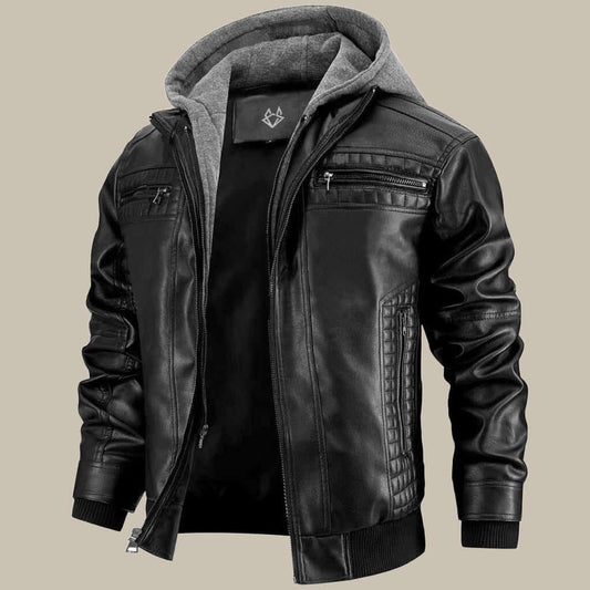 Adrian – Zweilagige Lederjacke Herren