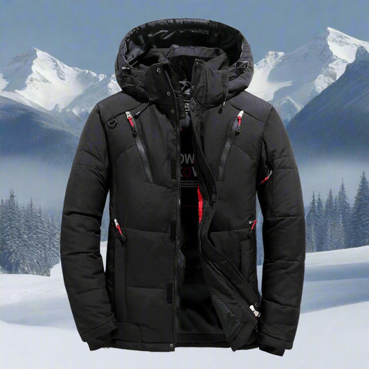 Arvid - Herren Winterjacke wasserabweisend mit Kapuze
