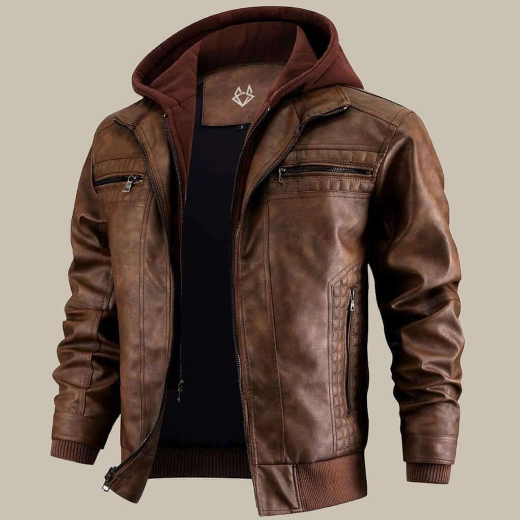 Adrian – Zweilagige Lederjacke Herren