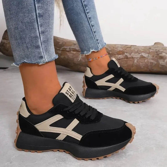Mila - Damen Sneaker sportlich bequem atmungsaktiv
