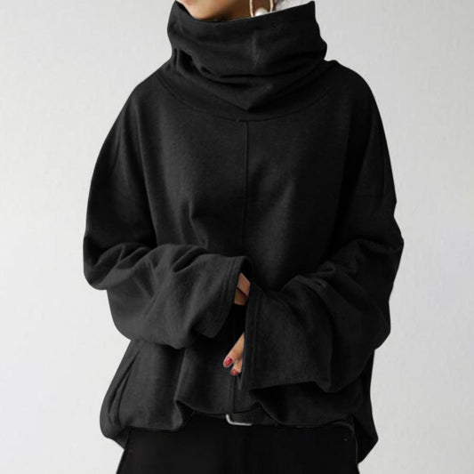 Luna – Damen Oversize Pullover mit Rollkragen