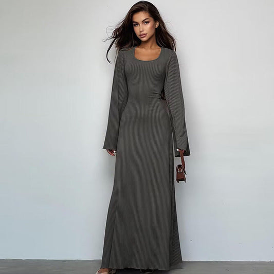 Selina – Damen Abendkleid mit langen Ärmeln und elegantem Schnitt