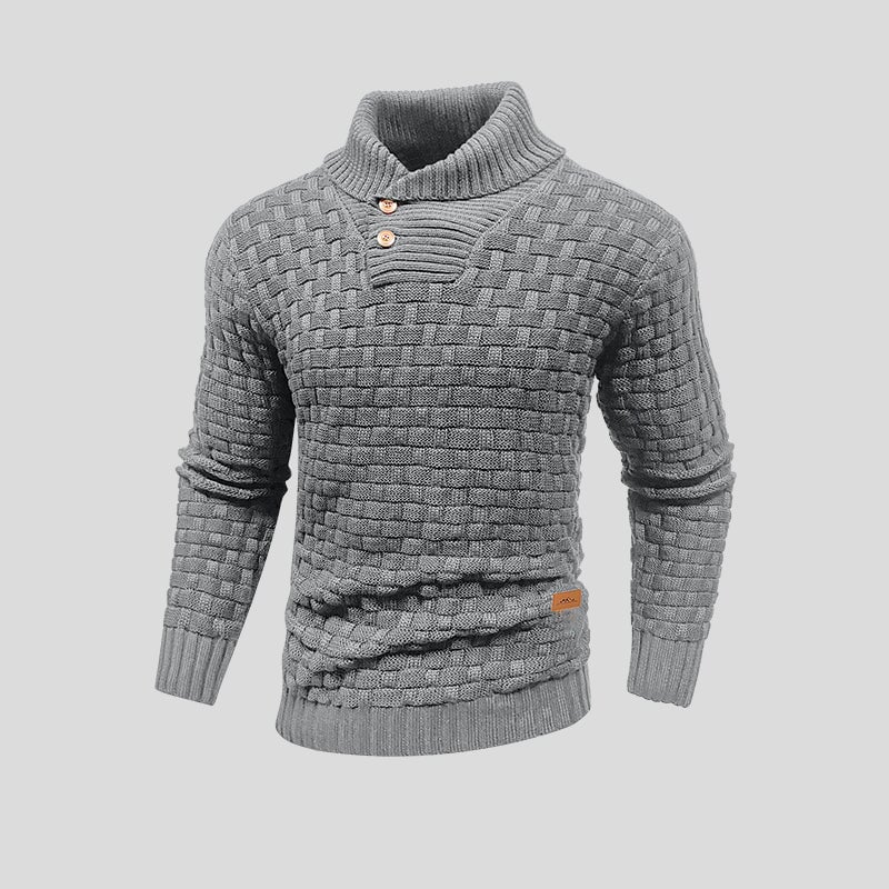 Fabian – Strukturiertes Strickpullover Herren
