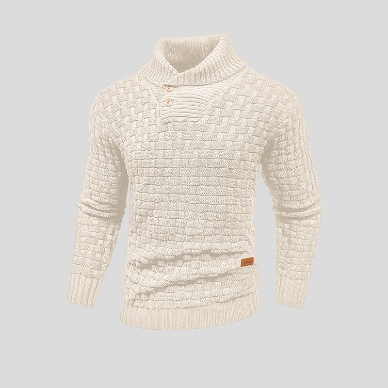 Fabian – Strukturiertes Strickpullover Herren