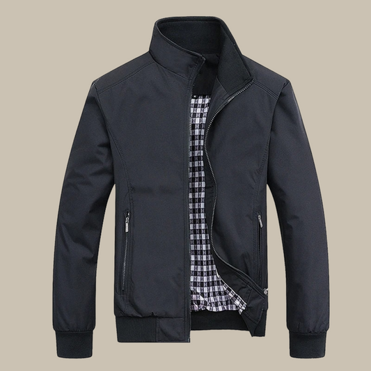 Lukas - Herrenjacke mit Stehkragen und Reißverschluss