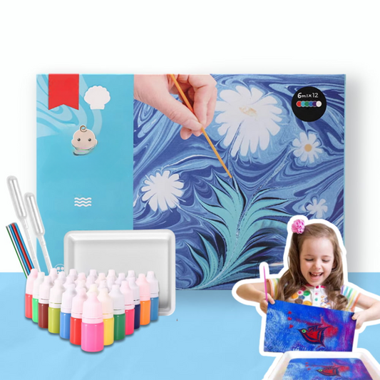 ColoraFlow | Creative Water Marbling Kit for Kids and Adults