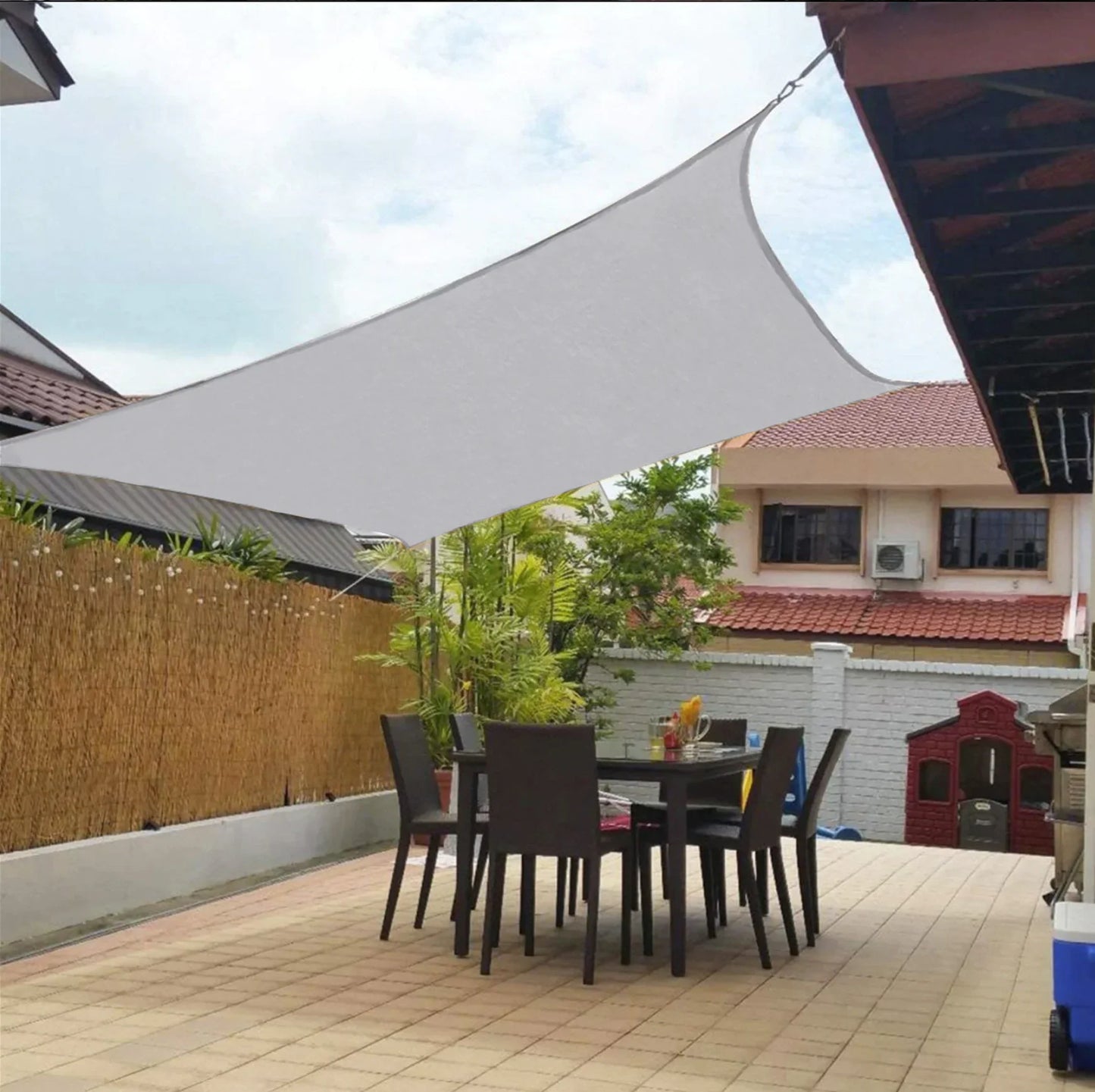 Water-Repellent Sun Shade Sail for Balcony, Terrace, and Garden