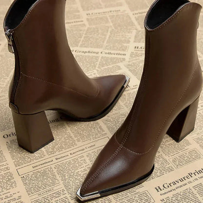 The Nocturne Vale – Women’s Sculpted Ankle Boots