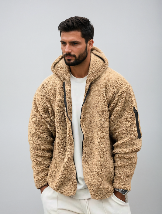 Lennox – Fleece Hoodie mit Reißverschluss für Herren