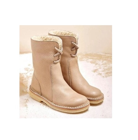 Sofia – Gefütterte Leder-Winterstiefel Damen