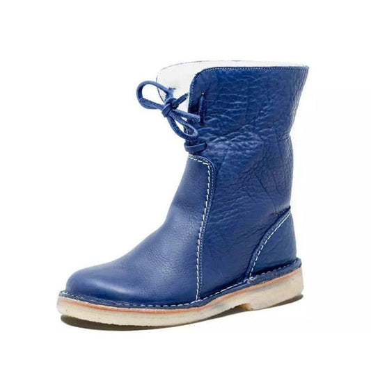 Sofia – Gefütterte Leder-Winterstiefel Damen