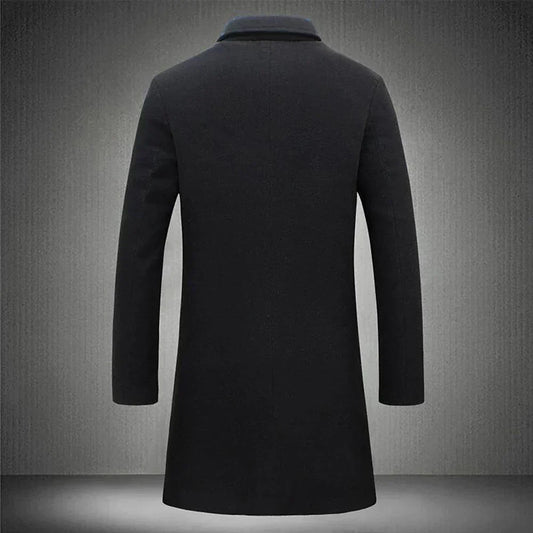 Leon – Herren Mantel mit elegantem Schnitt und Reverskragen