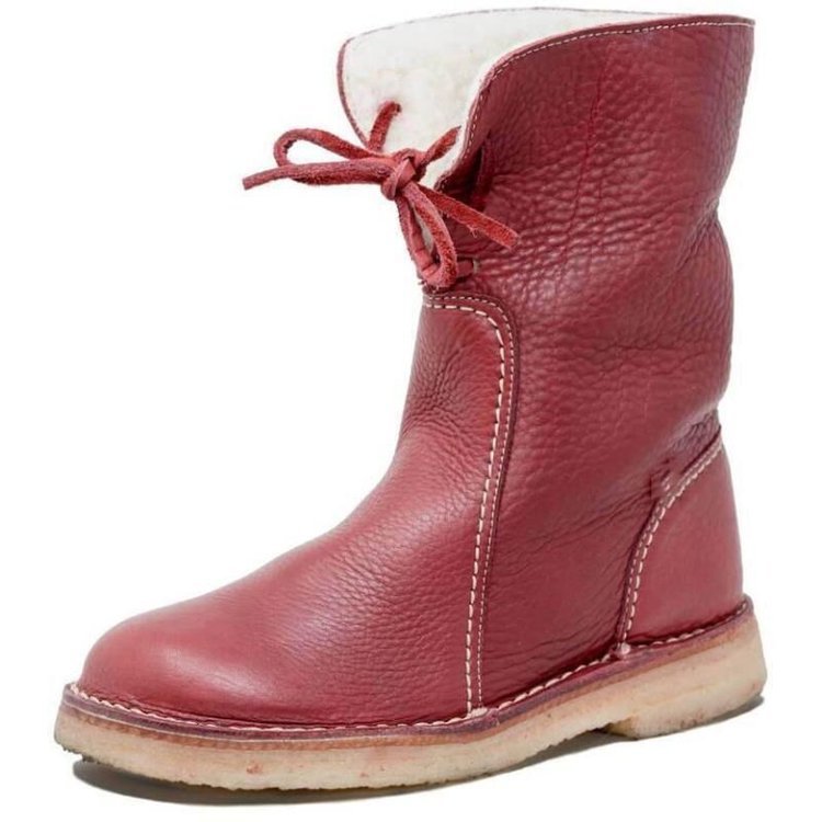 Sofia – Gefütterte Leder-Winterstiefel Damen