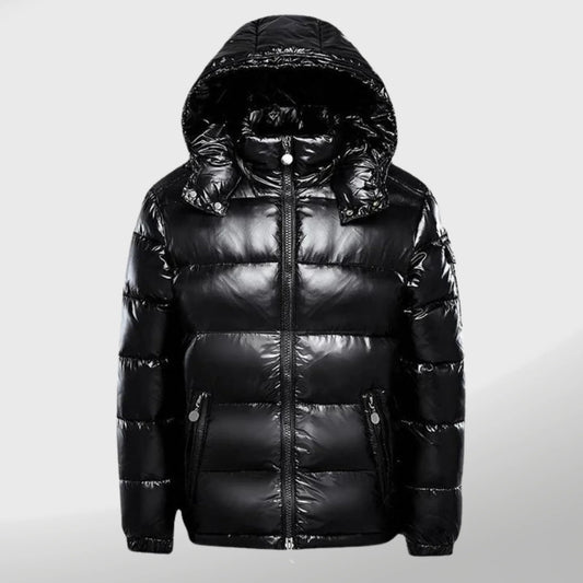 Milan - Herren Winterjacke Pufferjacke mit Kapuze