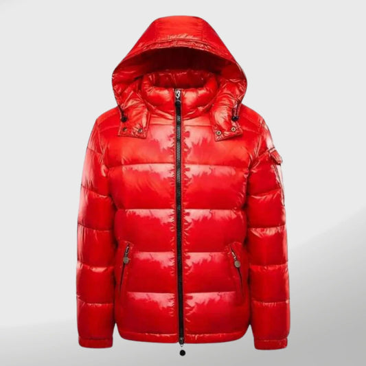 Milan - Herren Winterjacke Pufferjacke mit Kapuze