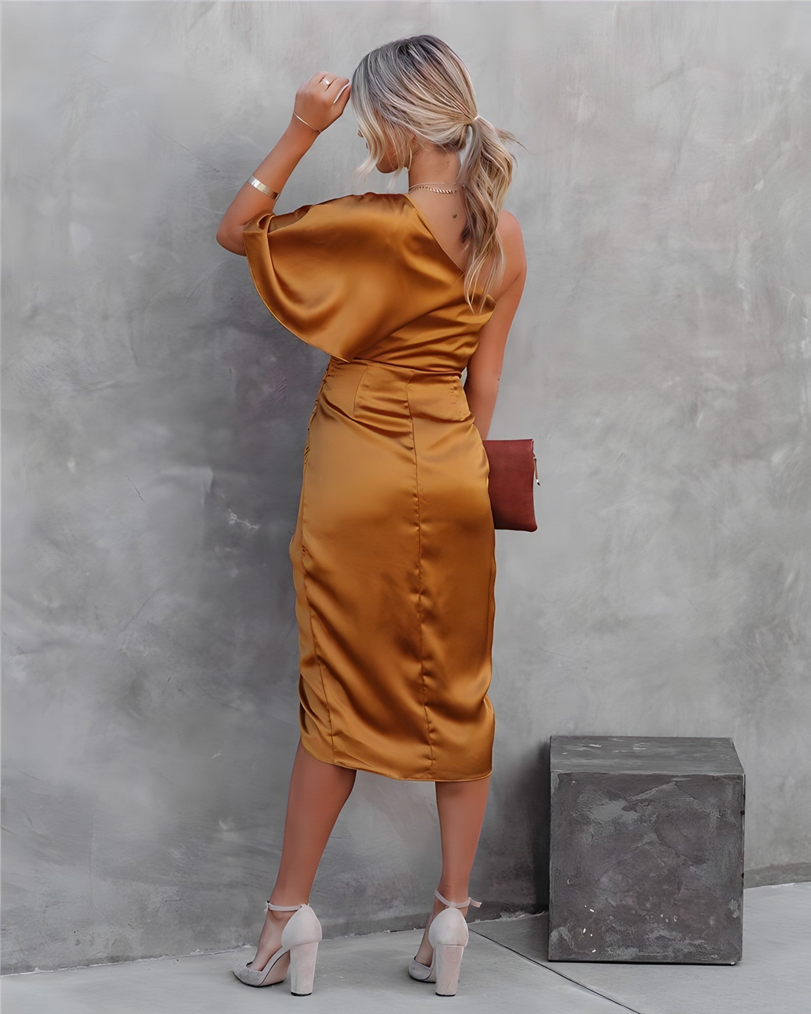 Stuttgart | Hochwertig Elegantes Partykleid aus Seide