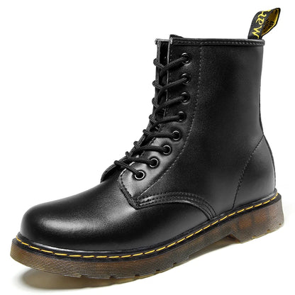 Mason – Klassische Herren Boots mit gelber Ziernaht im Retro-Style