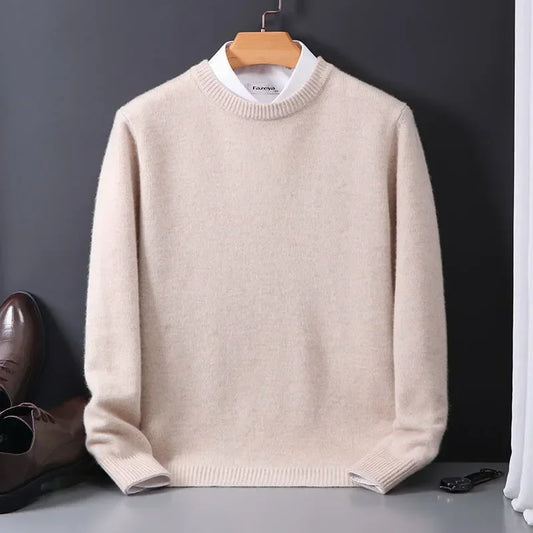 Jonas - Herren Pullover mit Rundhalsausschnitt