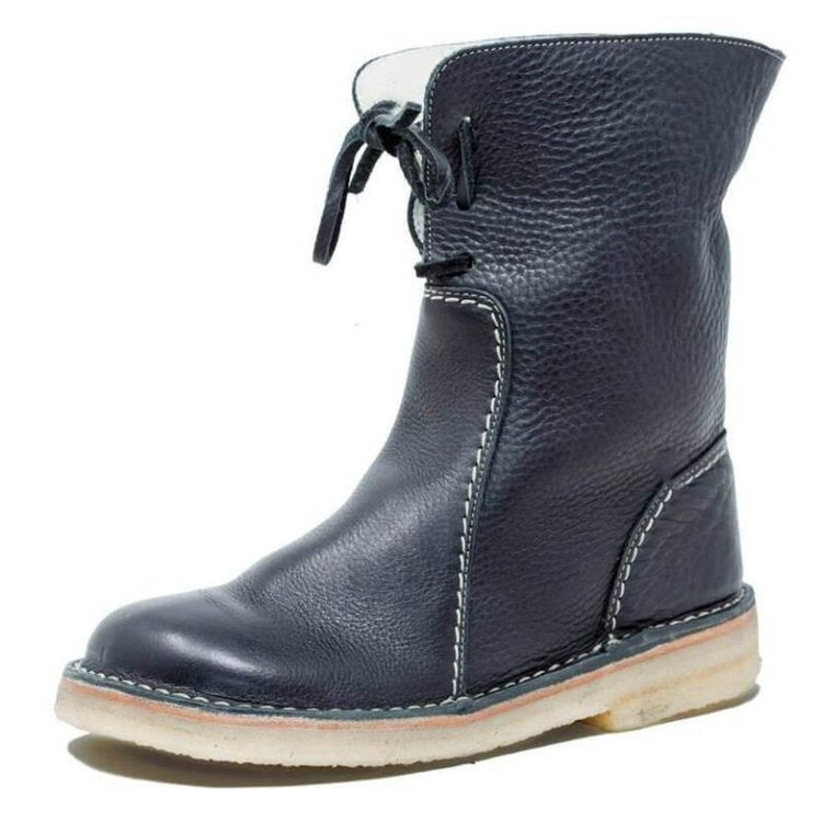 Sofia – Gefütterte Leder-Winterstiefel Damen