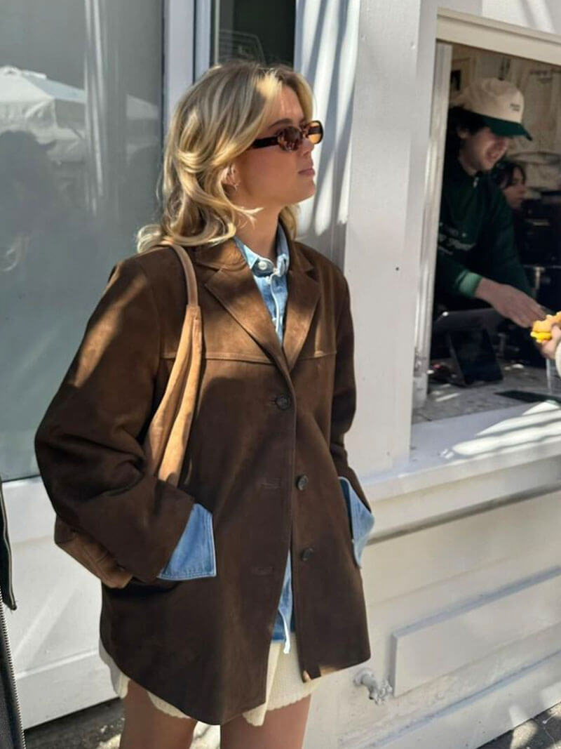 Leonora - Damen Blazerjacke mit Knöpfen