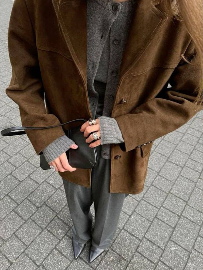 Leonora - Damen Blazerjacke mit Knöpfen