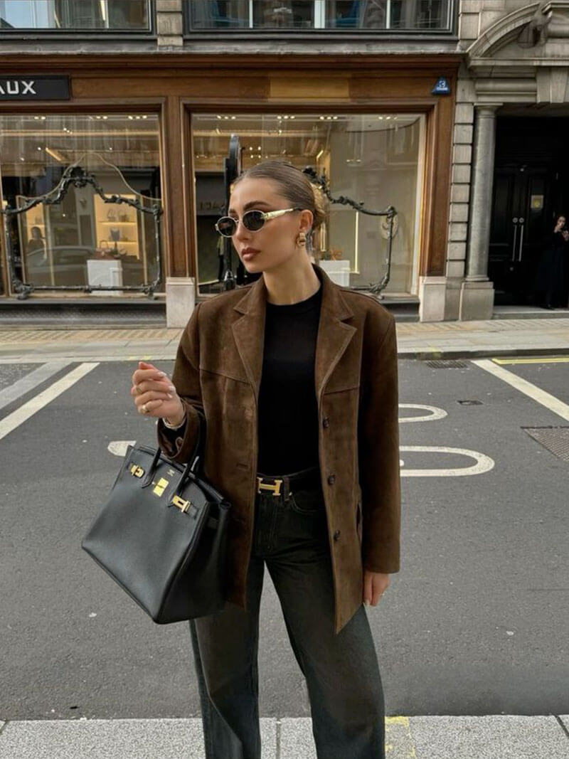 Leonora - Damen Blazerjacke mit Knöpfen