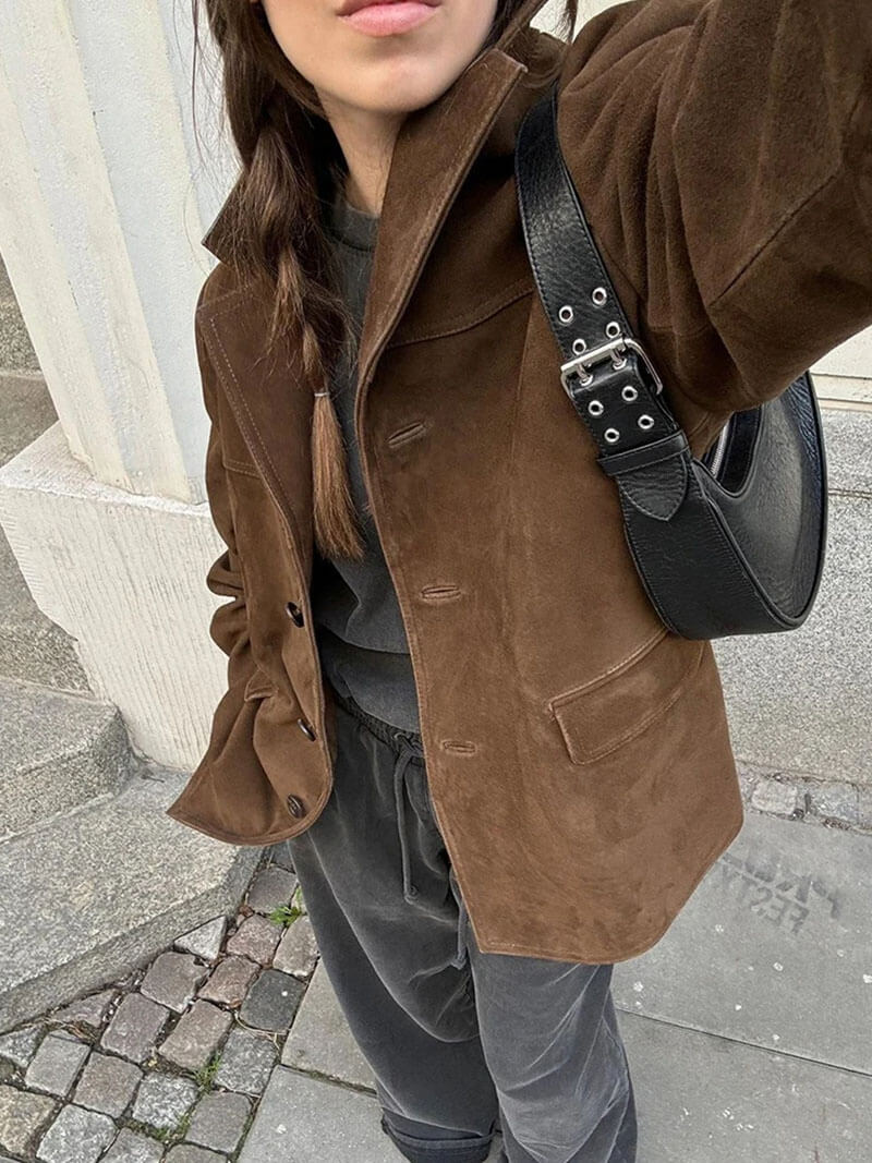 Leonora - Damen Blazerjacke mit Knöpfen