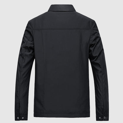 David – Leichte Übergangsjacke mit Karofutter Herren